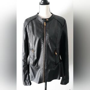 Women's Black Leather Jacket